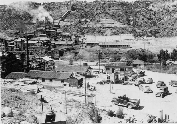 Manhattan Project Uranium Mill at Uravan, near Grand Junction, CO